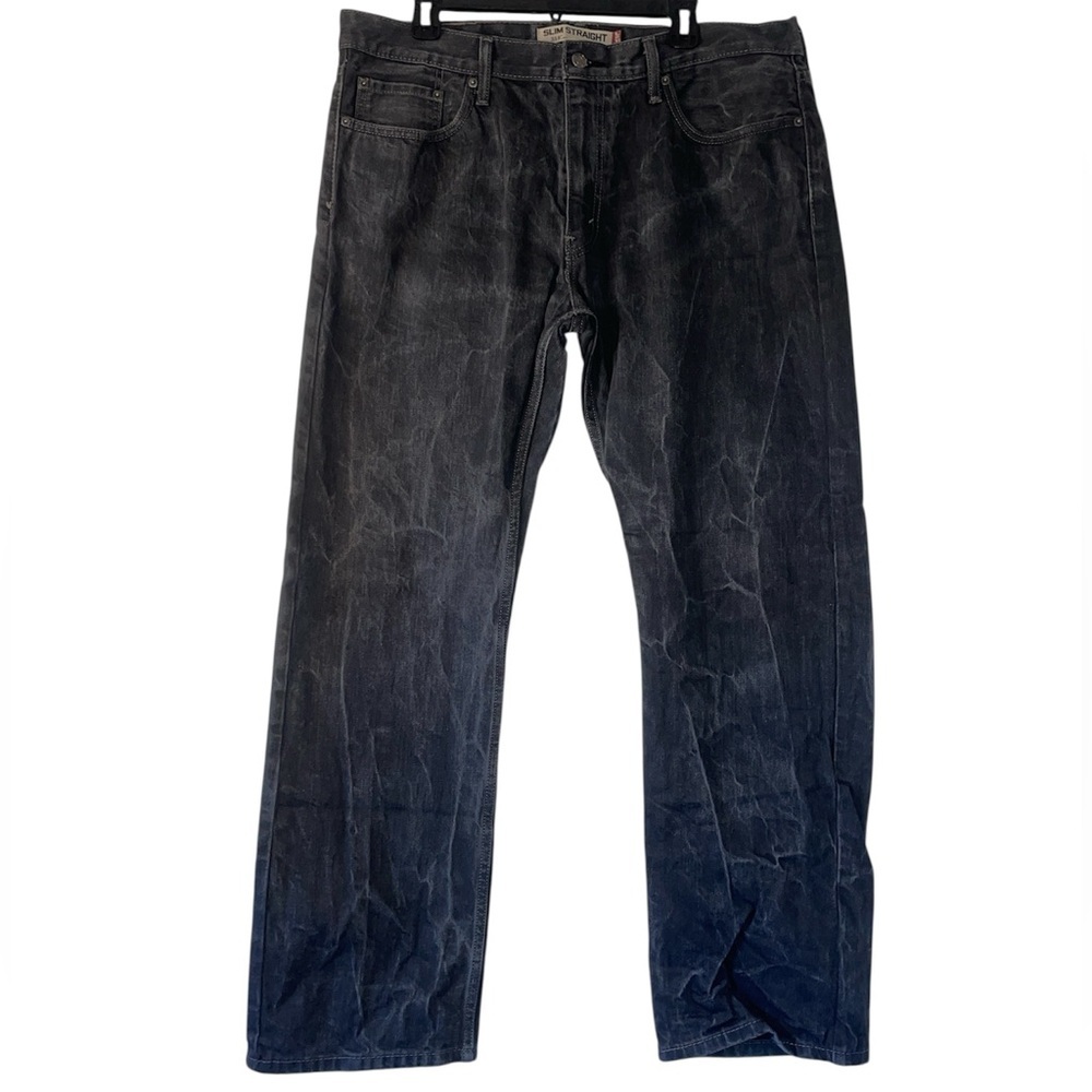 Levi's 514 Men's Slim Straight Jeans Dark Wash 40x32 #78